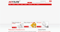 Desktop Screenshot of nextliteelectricals.com